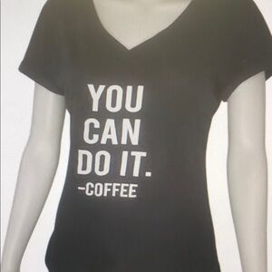 Forever 21 Black You Can Do It - Coffee Top